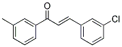 3-(3-CHLOROPHENYL)-1-(3-METHYLPHENYL)PROP-2-EN-1-ONE 结构式