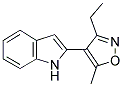 2-(3-Ethyl-5-methyl-isoxazol-4-yl)-1H-indole 结构式