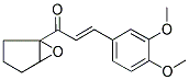 3-(3,4-DIMETHOXYPHENYL)-1-TETRAHYDRO-1AH-CYCLOPENTA[B]OXIREN-1-YLPROP-2-EN-1-ONE 结构式