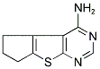 6,7-DIHYDRO-5H-CYCLOPENTA[4,5]THIENO[2,3-D]PYRIMIDIN-4-AMINE 结构式