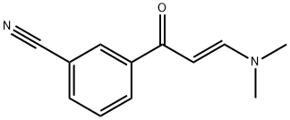 3-[(E)-3-(DIMETHYLAMINO)-2-PROPENOYL]BENZENECARBONITRILE 结构式