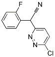 2-(6-Chloropyridazin-3-yl)-2-(2-fluorophenyl)acetonitrile