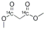 DIMETHYL MALONATE, [1,3-14C] 结构式