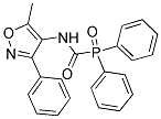 N-(5-METHYL-3-PHENYLISOXAZOL-4-YL)OXO(DIPHENYL)PHOSPHORANECARBOXAMIDE 结构式