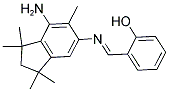 2-([(7-AMINO-1,1,3,3,6-PENTAMETHYL-2,3-DIHYDRO-1H-INDEN-5-YL)IMINO]METHYL)PHENOL 结构式