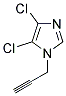 4,5-DICHLORO-1-PROP-2-YNYLIMIDAZOLE 结构式