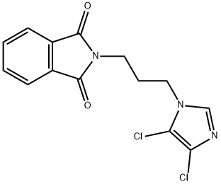 2-(3-(4,5-二氯-1H-咪唑-1-基)丙基)异吲哚啉-1,3-二酮 结构式