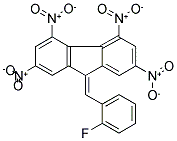 9-(2-FLUOROBENZYLIDENE)-2,4,5,7-TETRANITRO-9H-FLUORENE 结构式