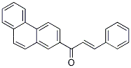 1-(2-PHENANTHRYL)-3-PHENYLPROP-2-EN-1-ONE 结构式