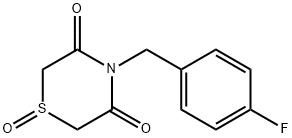 4-(4-FLUOROBENZYL)-1LAMBDA4,4-THIAZINANE-1,3,5-TRIONE 结构式