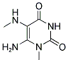 6-AMINO-1-METHYL-5-(METHYLAMINO)URACIL 结构式