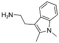 2-(1,2-DIMETHYL-1H-INDOL-3-YL)-ETHYLAMINE 结构式