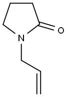 1-ALLYLPYRROLIDIN-2-ONE 结构式