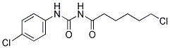 N-(6-CHLOROHEXANOYL)-N'-(4-CHLOROPHENYL)UREA 结构式