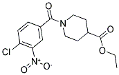 ETHYL 1-(4-CHLORO-3-NITROBENZOYL)PIPERIDINE-4-CARBOXYLATE 结构式