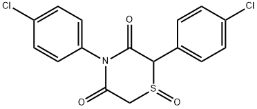 2,4-Bis(4-chlorophenyl)-1lambda4,4-thiazinane-1,3,5-trione 结构式