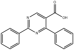 2,4-二苯基嘧啶-5-羧酸 结构式