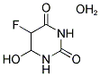 5-FLUORO-5,6-DIHYDRO-6-HYDROXY-2,4(1H,3H)-PYRIMIDINEDIONE HYDRATE 结构式