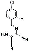2-AMINO-1-(1-AZA-2-(2,4-DICHLOROPHENYL)VINYL)ETHENE-1,2-DICARBONITRILE 结构式