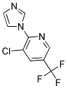 3-CHLORO-2-(1H-IMIDAZOL-1-YL)-5-(TRIFLUOROMETHYL)PYRIDINE 结构式