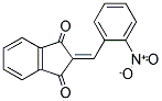 2-((2-NITROPHENYL)METHYLENE)INDANE-1,3-DIONE 结构式