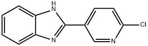 2-(6-氯吡啶-3-基)-1H-1,3-苯并二唑 结构式
