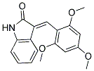 3-[(2,4,6-TRIMETHOXYPHENYL)METHYLIDENYL]-INDOLIN-2-ONE 结构式