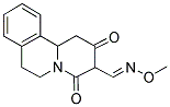 2,4-DIOXO-1,3,4,6,7,11B-HEXAHYDRO-2H-PYRIDO[2,1-A]ISOQUINOLINE-3-CARBALDEHYDE O-METHYLOXIME 结构式