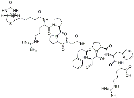 BIOTIN-ARG-PRO-PRO-GLY-PHE-SER-PRO-PHE-ARG 结构式