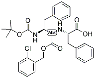 Boc-Phe-((R)-[2-chloro-Z])-Phe-OH 结构式