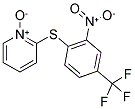 2-([2-Nitro-4-(trifluoromethyl)phenyl]thio)pyridinium-1-olate 结构式