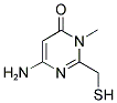 2-Thiomethyl-3-methyl-4-oxo-6-amino-3,4-dihydropyrimidine 结构式