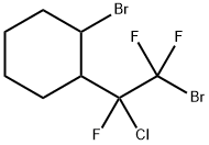 1-BROMO-2-(2-BROMO-1-CHLOROTRIFLUOROETHYL)CYCLOHEXANE 结构式