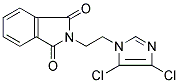 2-[2-(4,5-Dichloro-1H-imidazol-1-yl)ethyl]isoindoline-1,3-dione 结构式