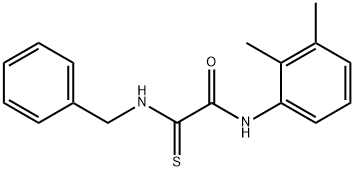 2-(BENZYLAMINO)-N-(2,3-DIMETHYLPHENYL)-2-THIOXOACETAMIDE 结构式