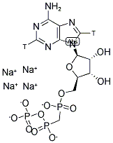 ALPHA,BETA-MEATP [2,8-3H]- 结构式