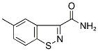 5-METHYLBENZO-ISOTHIAZOLE-3-CARBOXAMIDE 结构式