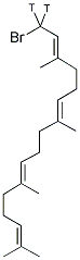 ALL TRANS GERANYL GERANYL BROMIDE, [1-3H] 结构式