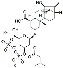 ATRACTYLOSIDE POTASSIUM 结构式