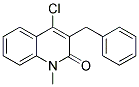 3-BENZYL-4-CHLORO-1-METHYL-1,2-DIHYDROQUINOLIN-2-ONE 结构式