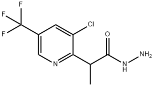 2-[3-CHLORO-5-(TRIFLUOROMETHYL)-2-PYRIDINYL]PROPANOHYDRAZIDE 结构式