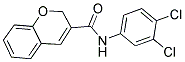 N-(3,4-DICHLOROPHENYL)-2H-CHROMENE-3-CARBOXAMIDE 结构式