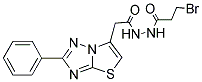 N'1-(3-BROMOPROPANOYL)-2-(2-PHENYL[1,2,4]TRIAZOLO[5,1-B][1,3]THIAZOL-6-YL)ETHANOHYDRAZIDE 结构式