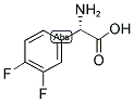 (S)-AMINO-(3,4-DIFLUORO-PHENYL)-ACETIC ACID 结构式