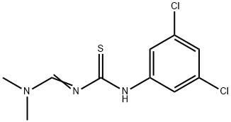 N-(3,5-DICHLOROPHENYL)-N'-[(DIMETHYLAMINO)METHYLENE]THIOUREA 结构式