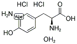 3-氨基-L-酪氨酸二氯化氢 结构式