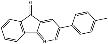 3-(4-甲基苯基)-5H-茚并[1,2-C]哒嗪-5-酮 结构式