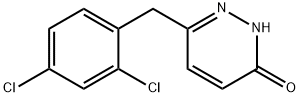 6-(2,4-DICHLOROBENZYL)-3-PYRIDAZINOL 结构式