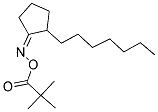 1-(2-([(2,2-DIMETHYLPROPANOYL)OXY]IMINO)CYCLOPENTYL)HEPTANE 结构式