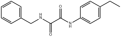 N1-苄基-N2-(4-乙基苯基)草酰胺 结构式